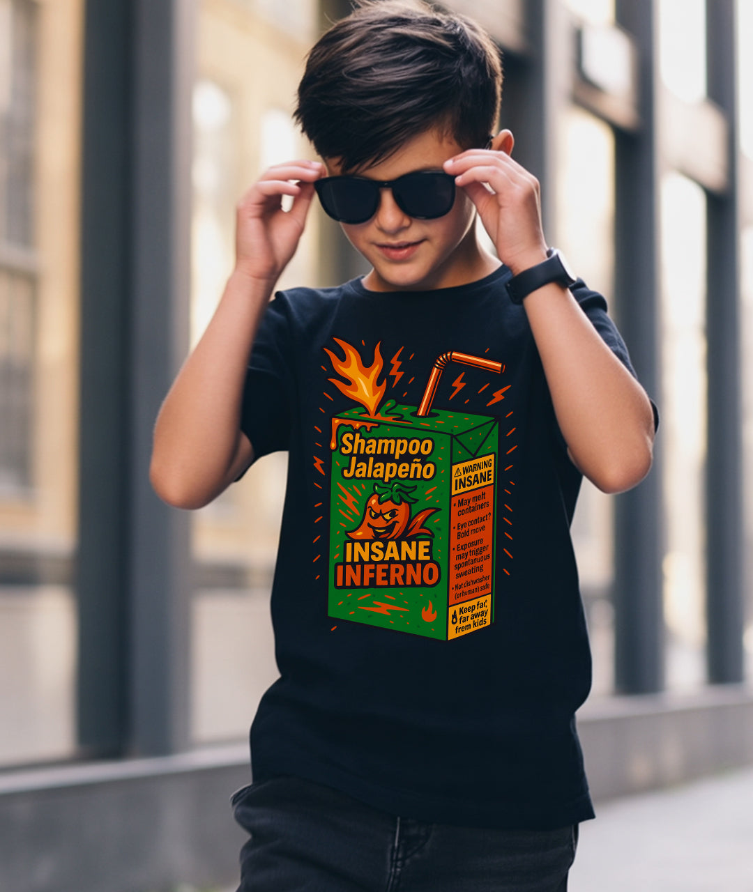 Shampoo Jalapeno Drink Youth T-Shirt