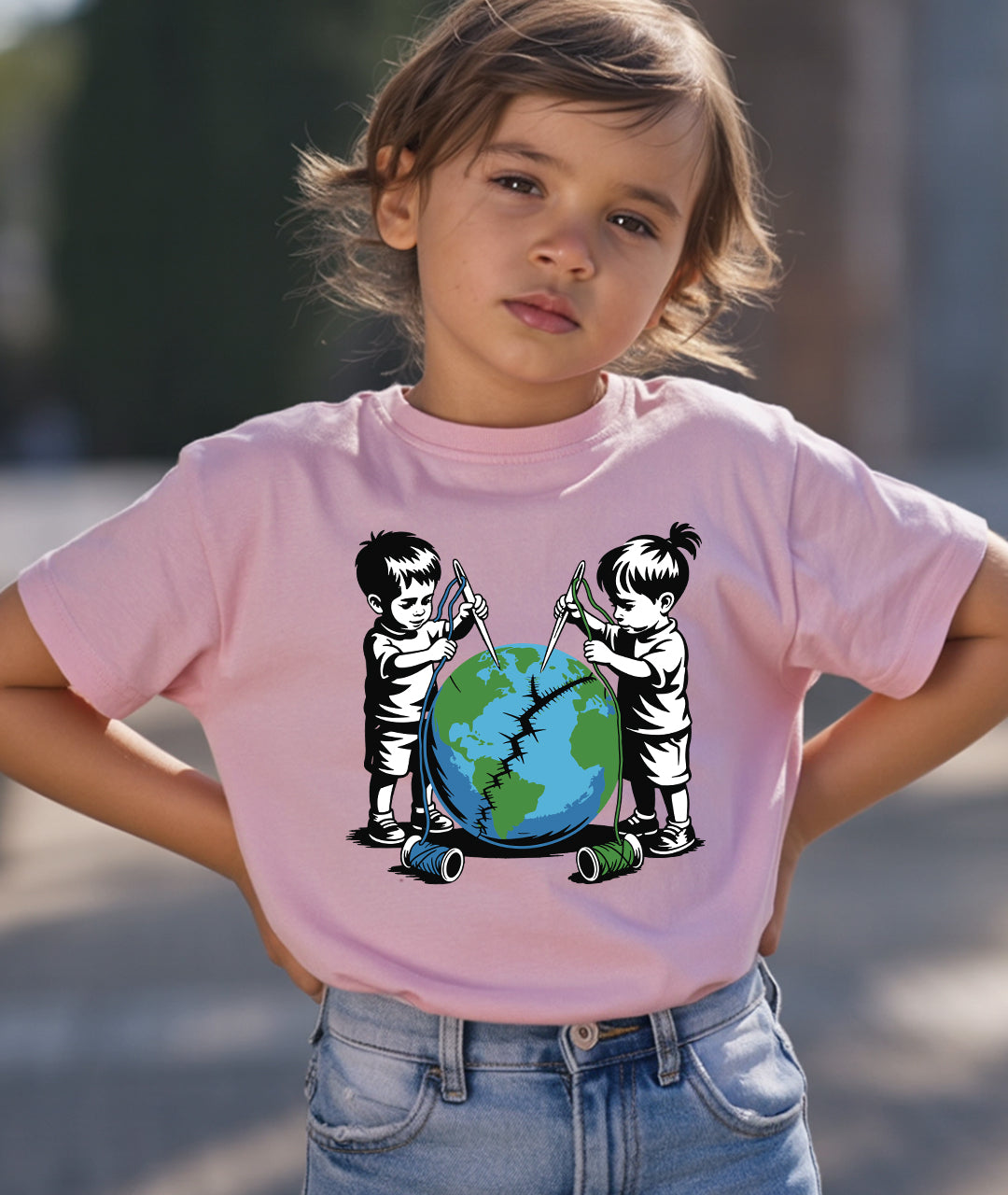 Stitching the Earth Back Together Toddler Tee
