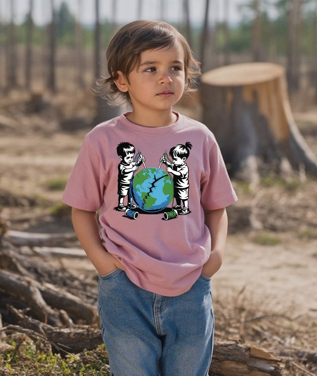 Stitching the Earth Back Together Toddler Tee