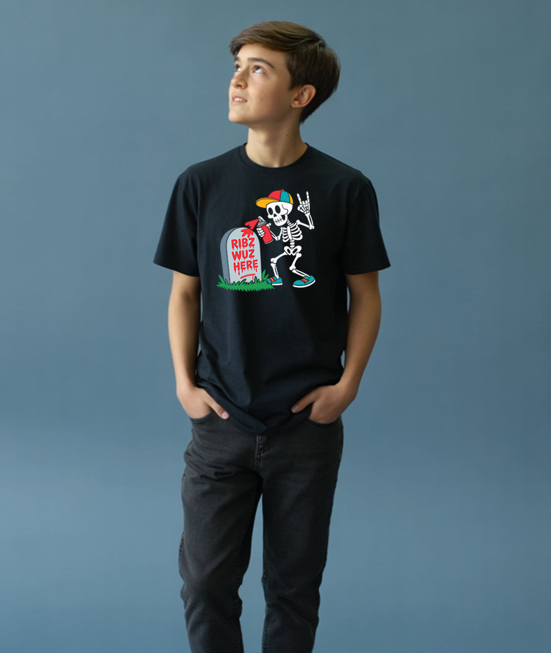 Ribz Wuz Here - Bone Edition Youth T-Shirt