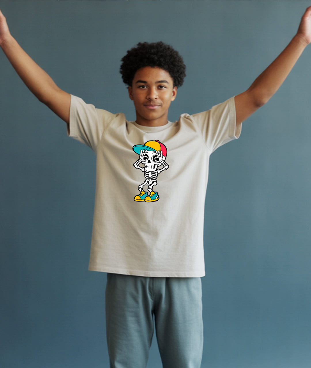 Griddy Skeleton - Bone Edition Youth T-Shirt