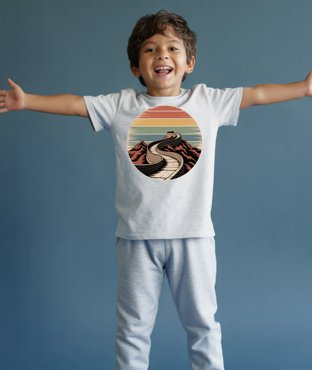 Great Wall Retro Art – China Toddler Tee