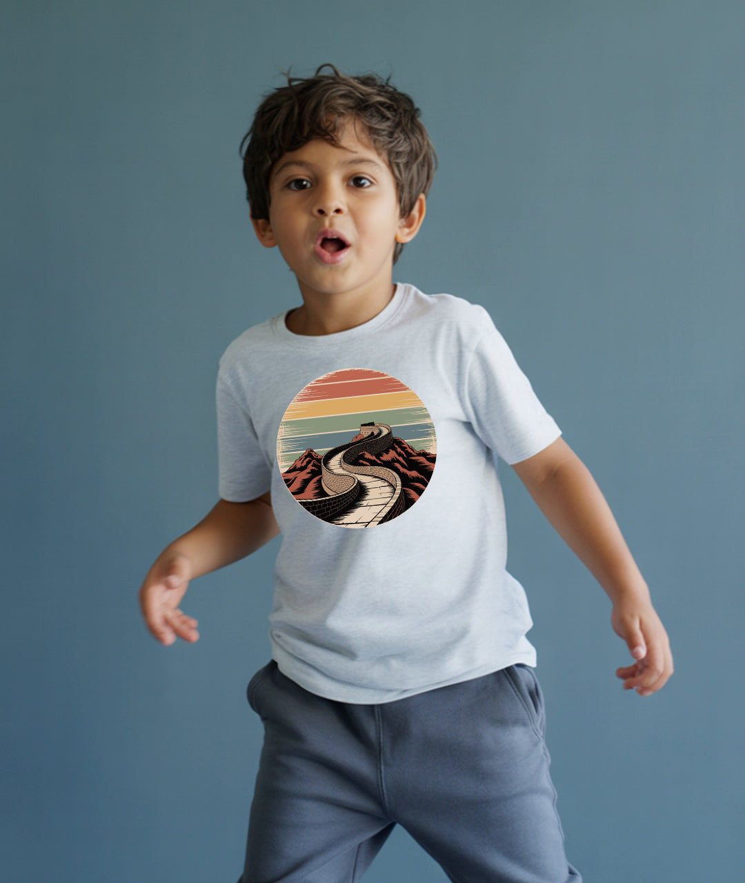 Great Wall Retro Art – China Toddler Tee