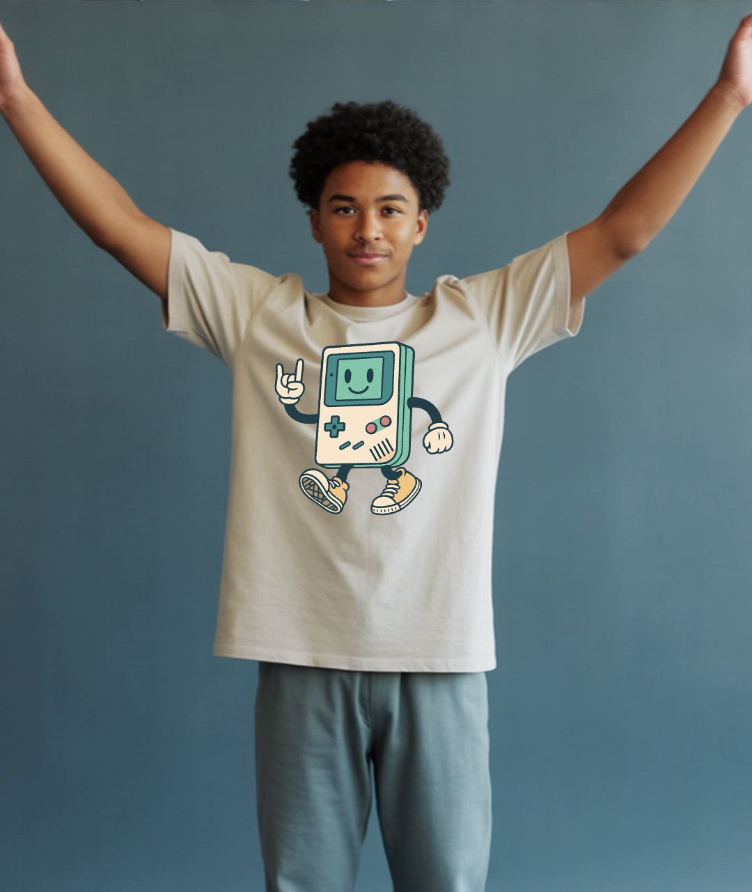 Cartoon Gameboy Youth T-Shirt