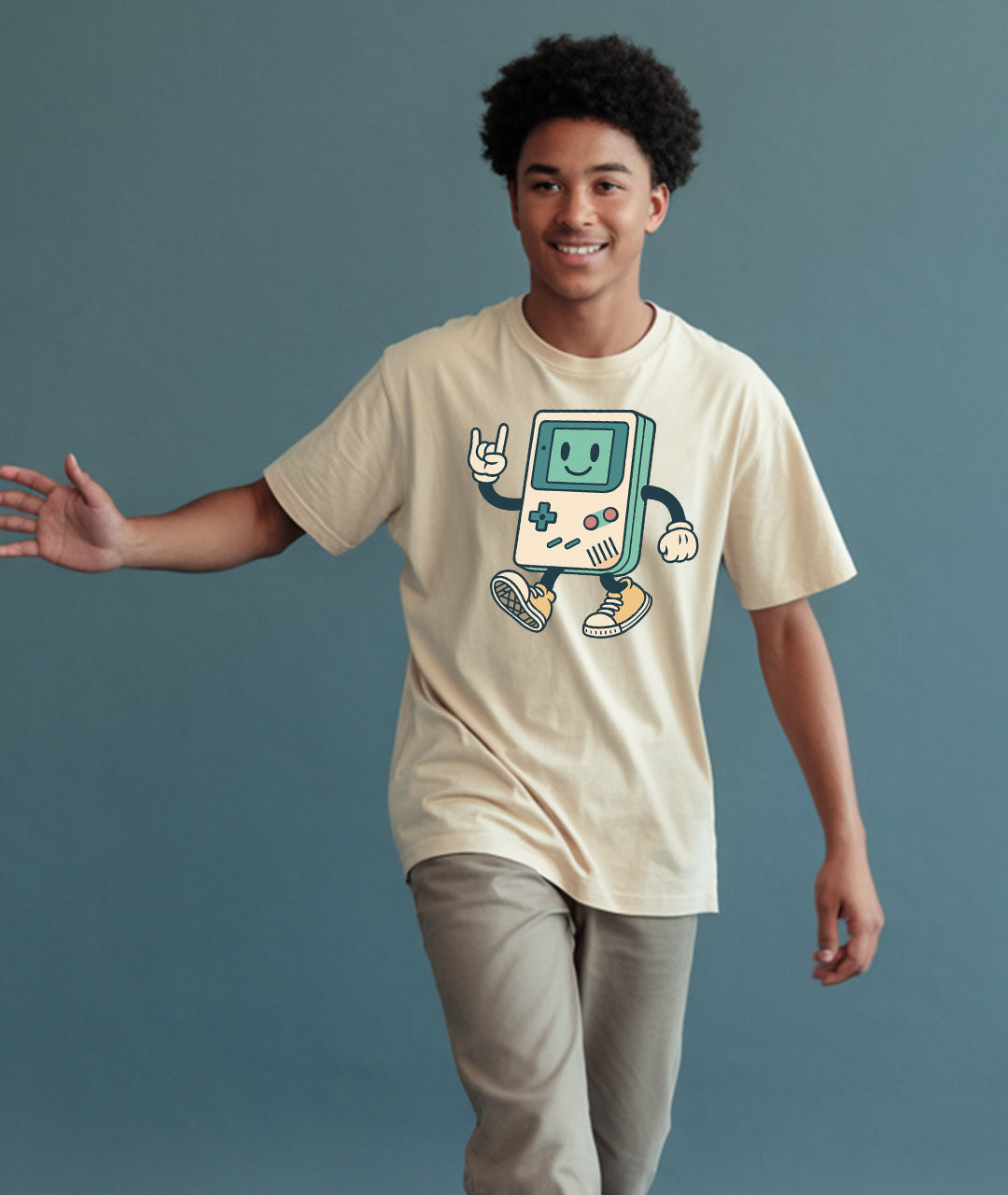Cartoon Gameboy Youth T-Shirt