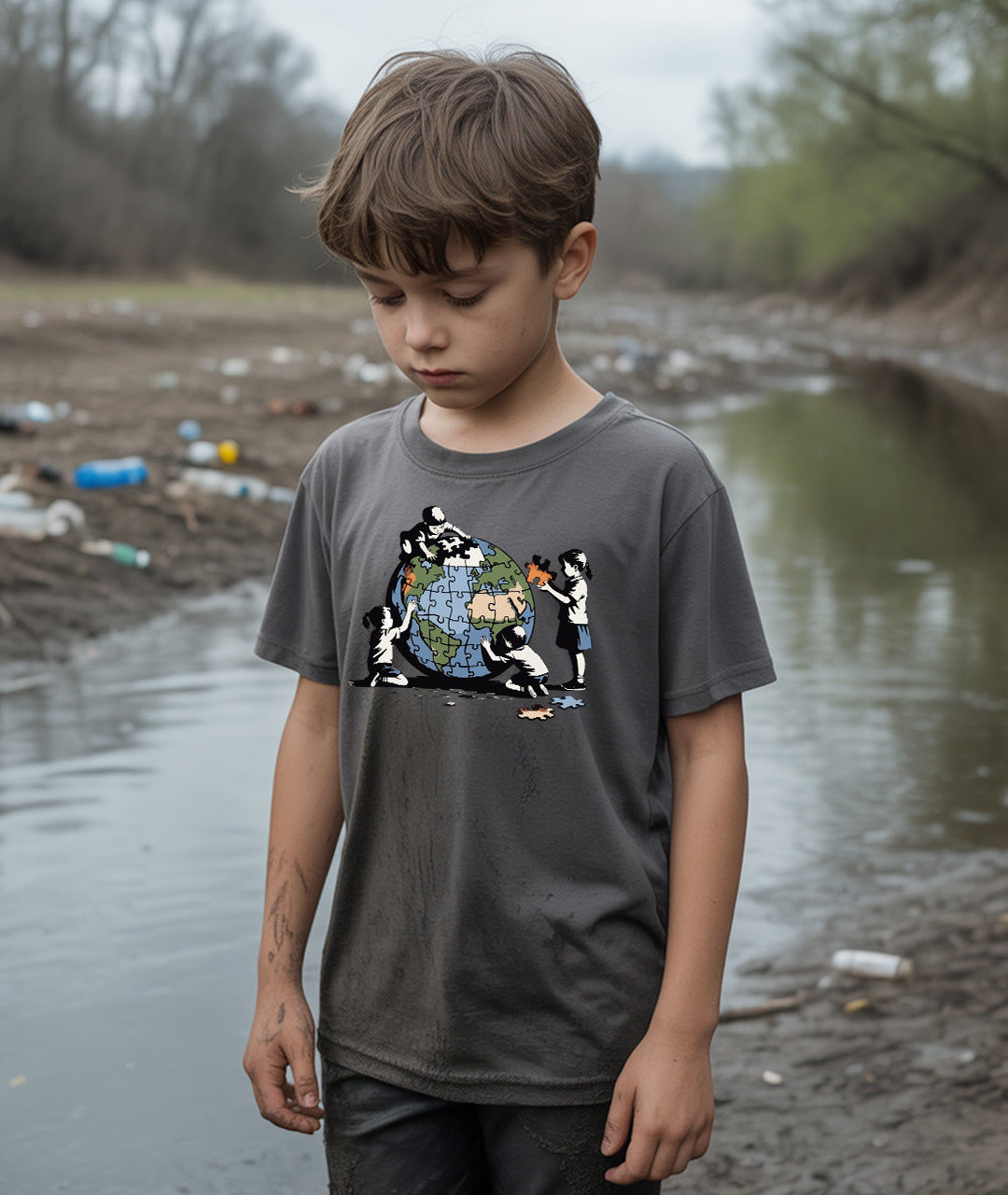 Global Harmony Puzzle Youth T-Shirt