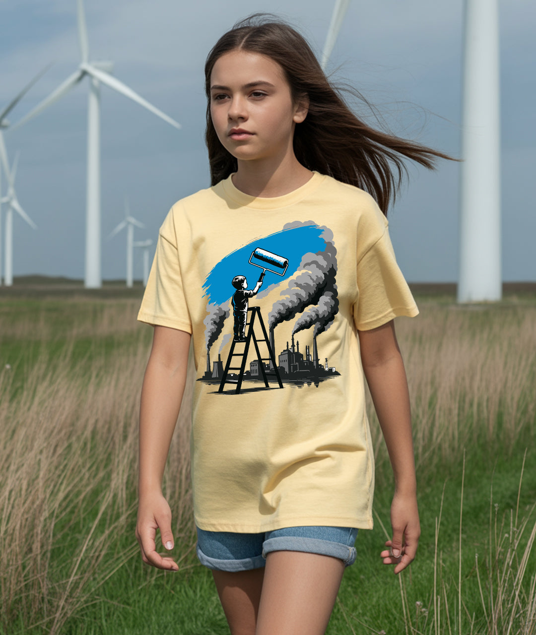 Brushing Out Pollution Youth T-Shirt