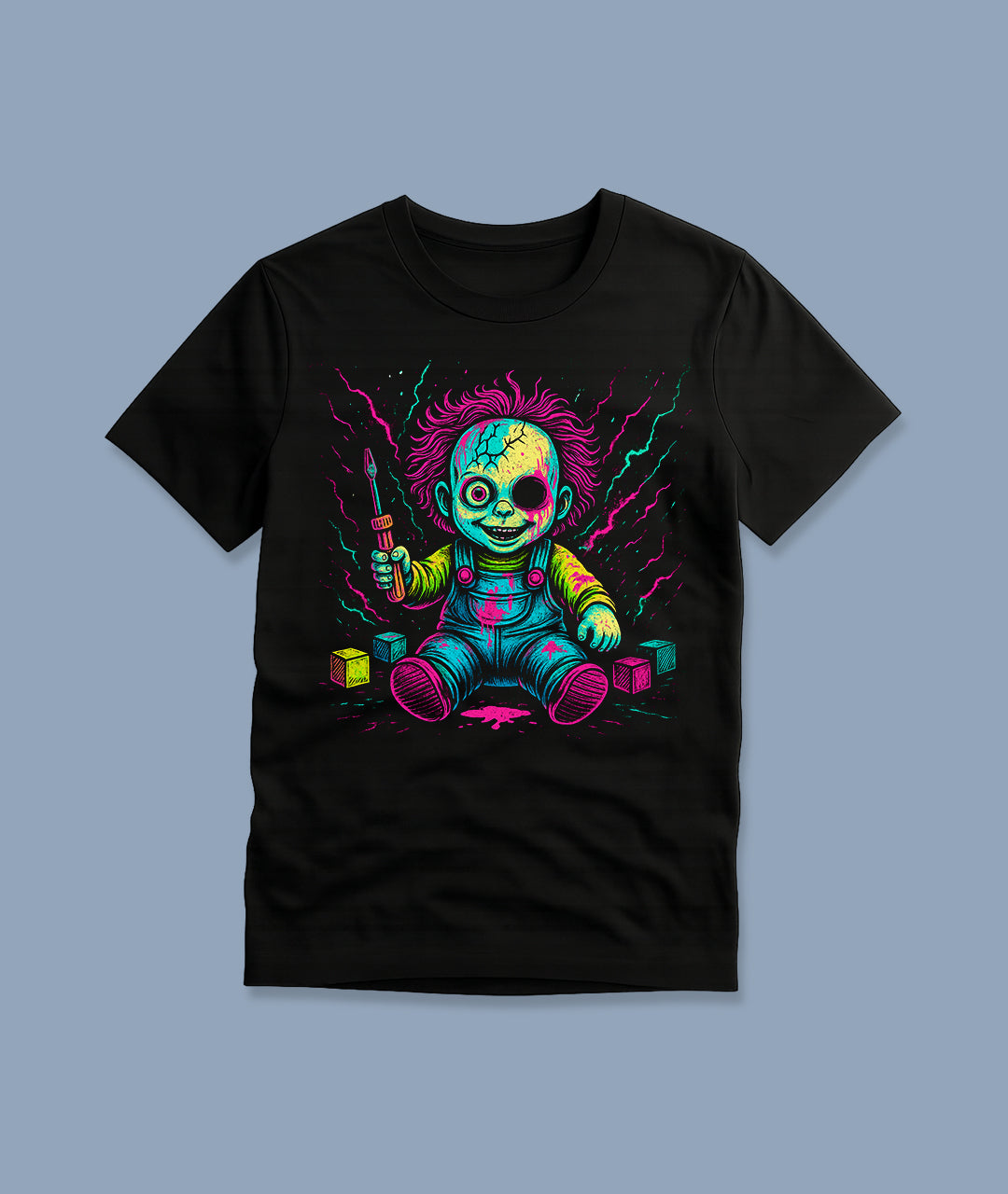 Twisted Pink & Blue Youth T-Shirt