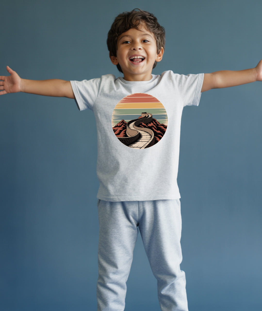 Great Wall Retro Art – Youth T-Shirt