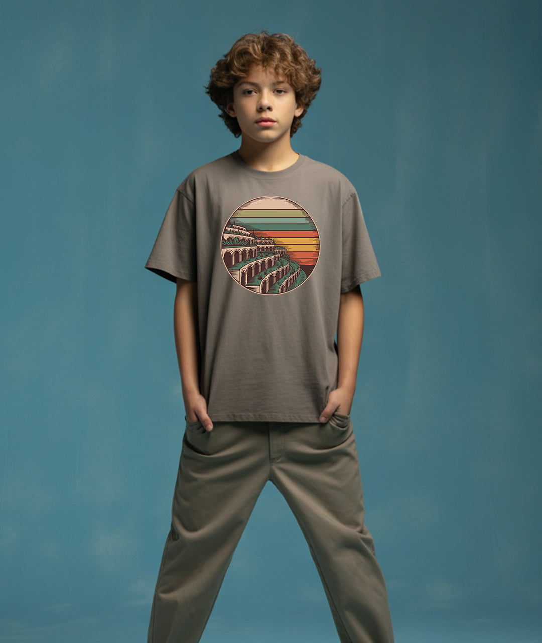 Hanging Gardens Retro Art – Babylon Youth T-Shirt