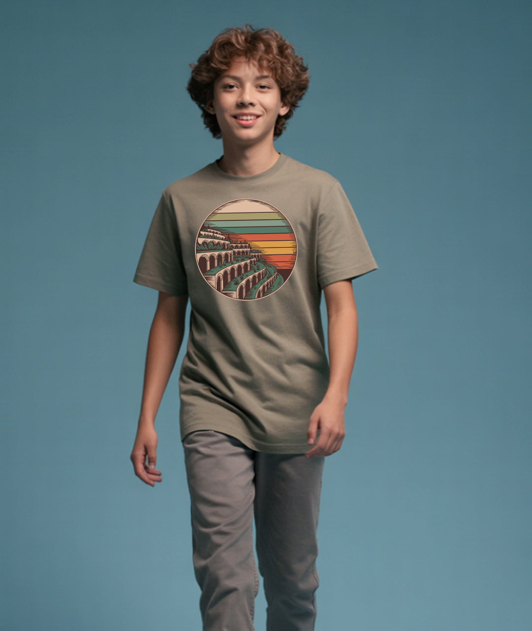 Hanging Gardens Retro Art – Babylon Youth T-Shirt