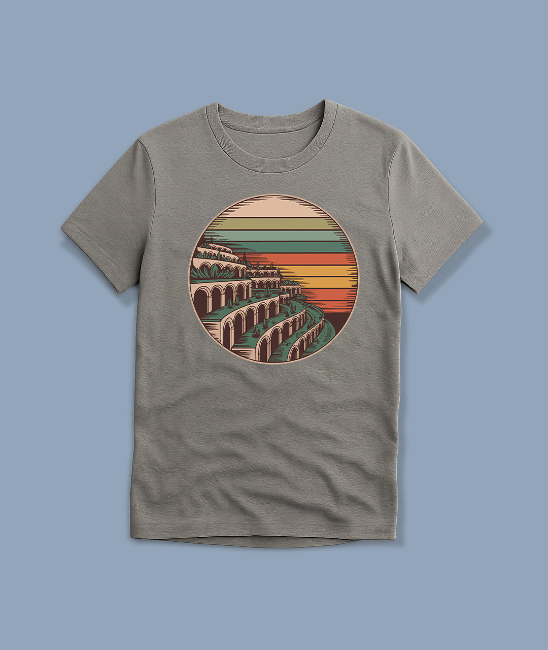 Hanging Gardens Retro Art – Babylon Youth T-Shirt