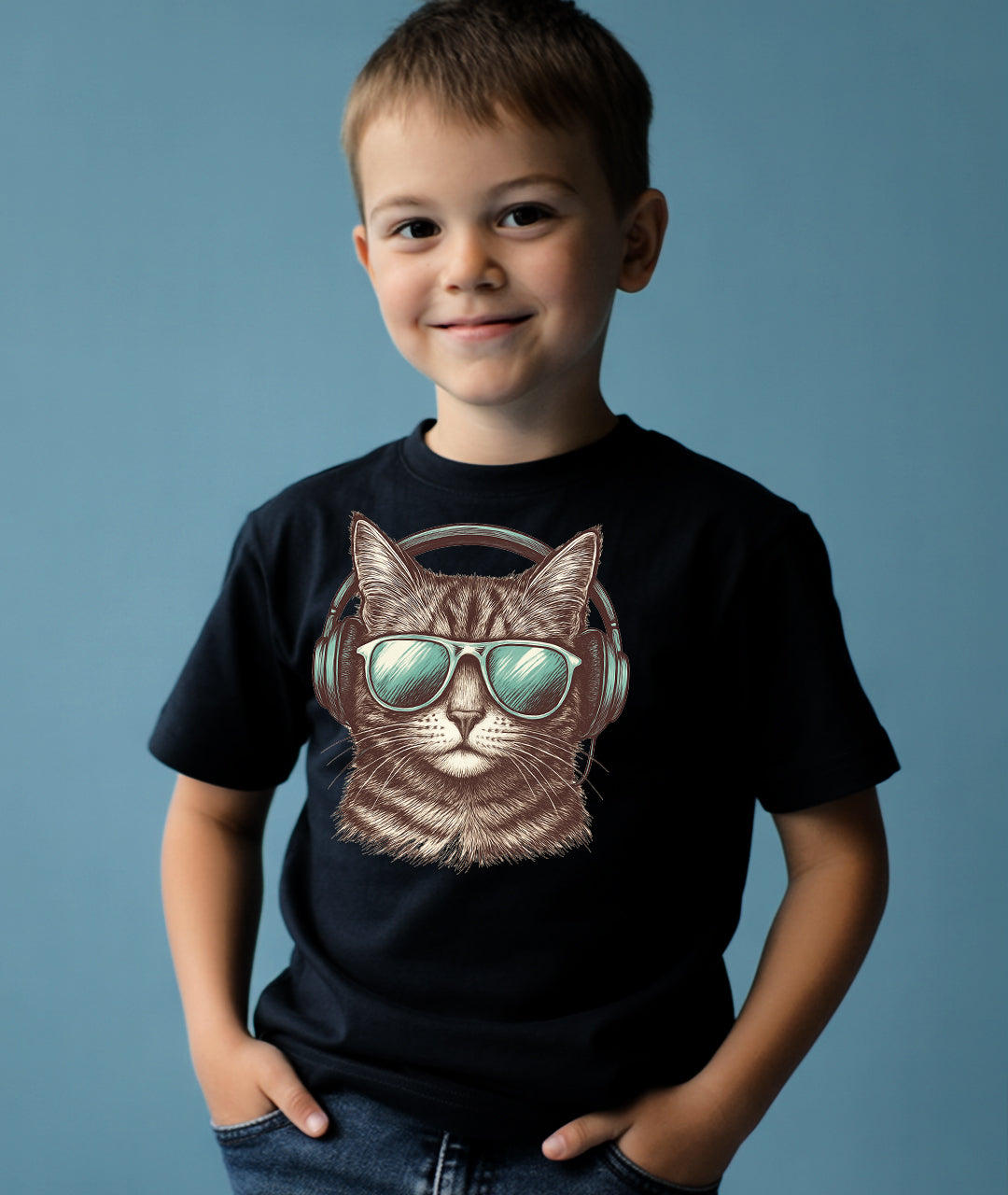 Too Cool To Purr Toddler Tee