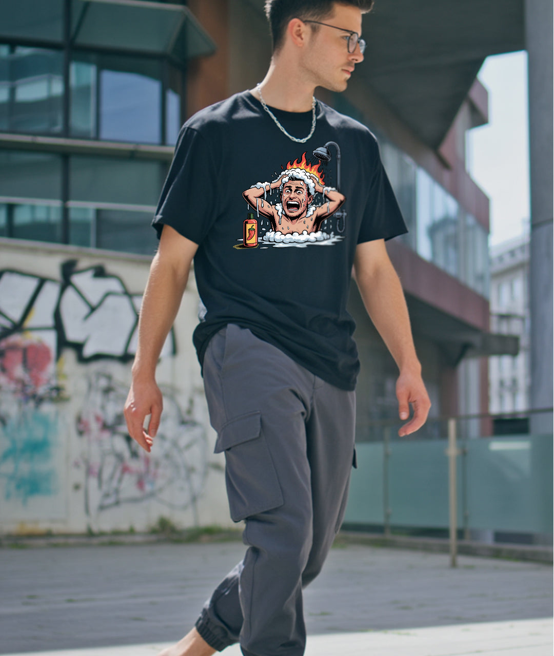 Bath on Fire Unisex t-shirt