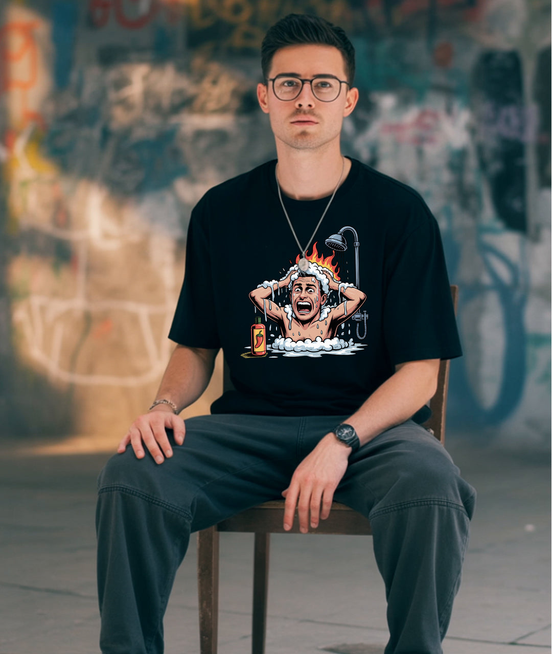 Bath on Fire Unisex t-shirt