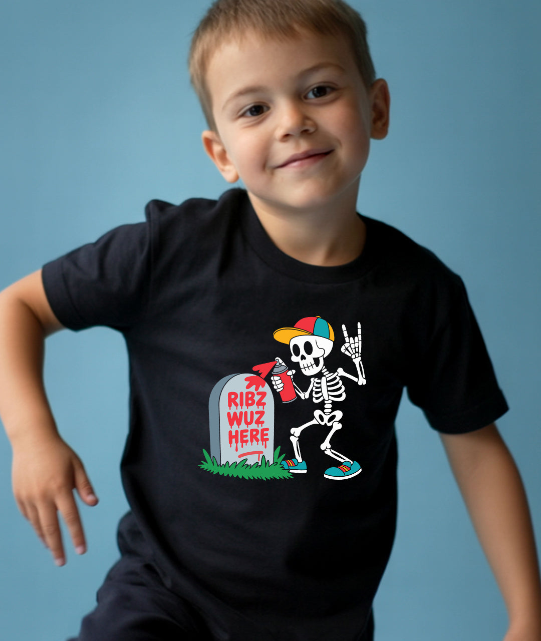 Ribz Wuz Here Toddler Tee