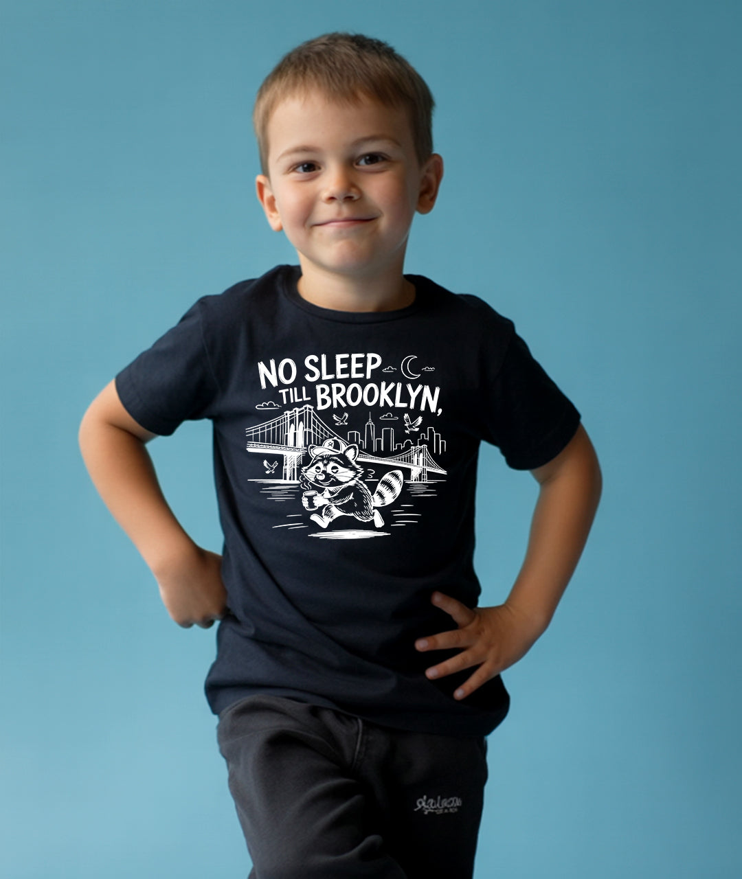 No Sleep till Brooklyn Black Toddler Tee