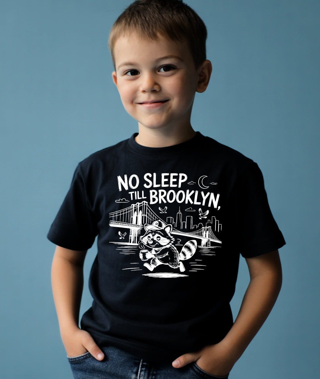 No Sleep till Brooklyn Black Toddler Tee