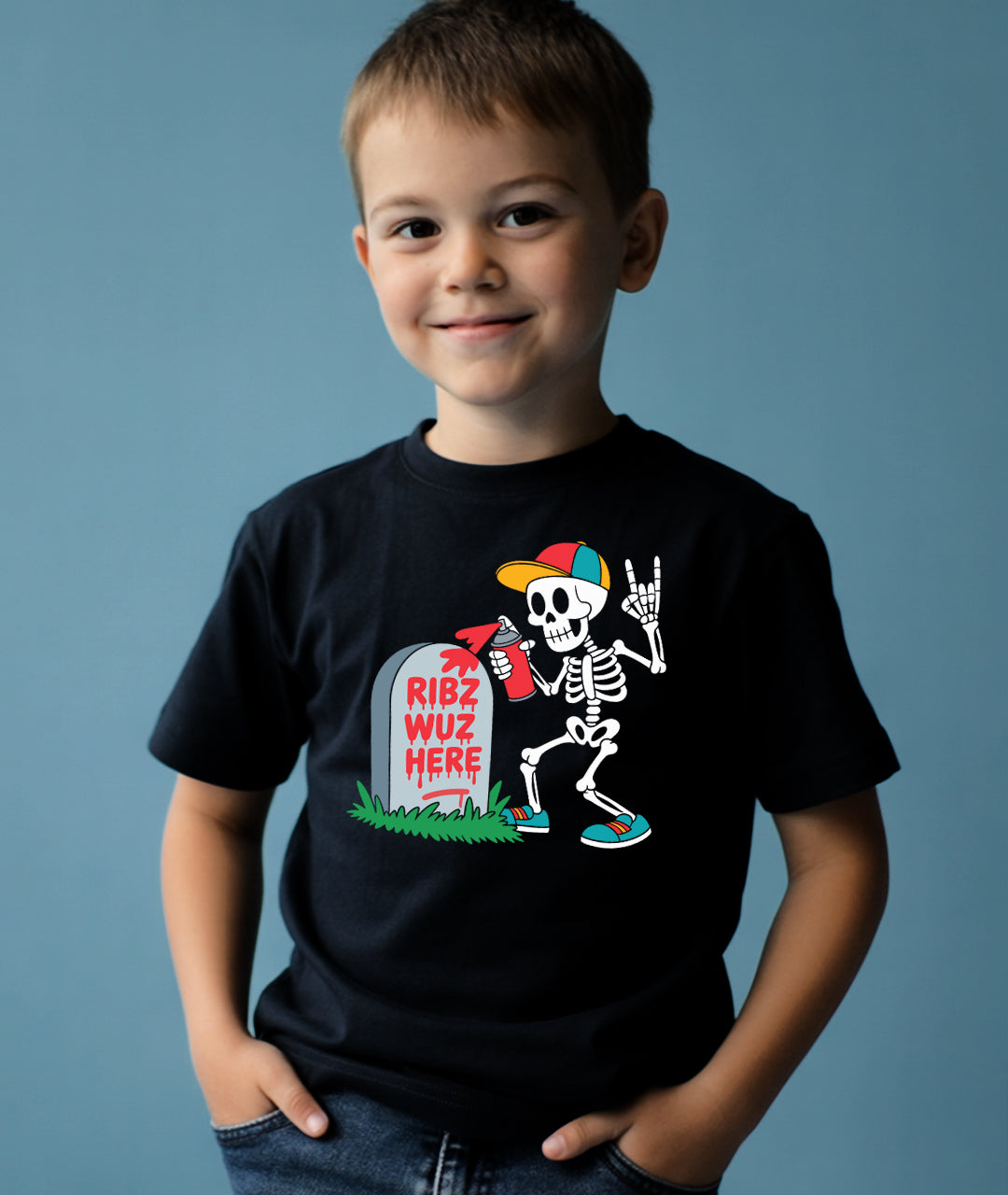 Ribz Wuz Here Toddler Tee