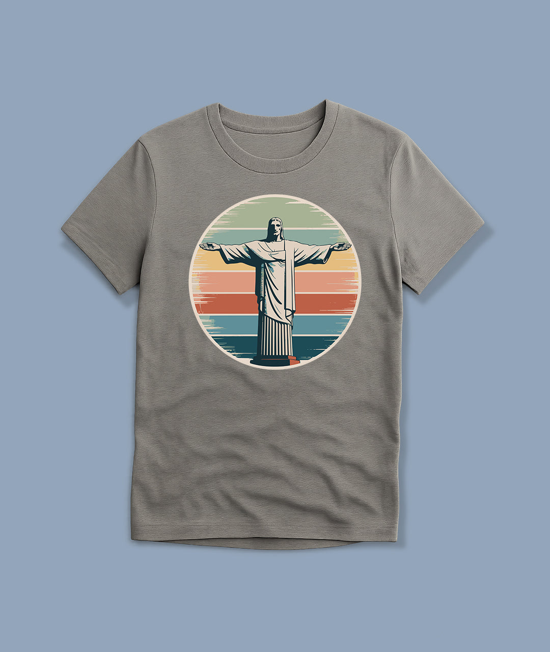 Christ the Redeemer Retro Art – Vintage Youth T-Shirt