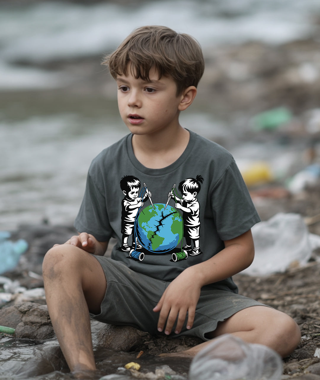Stitching the Earth Back Together Youth T-Shirt