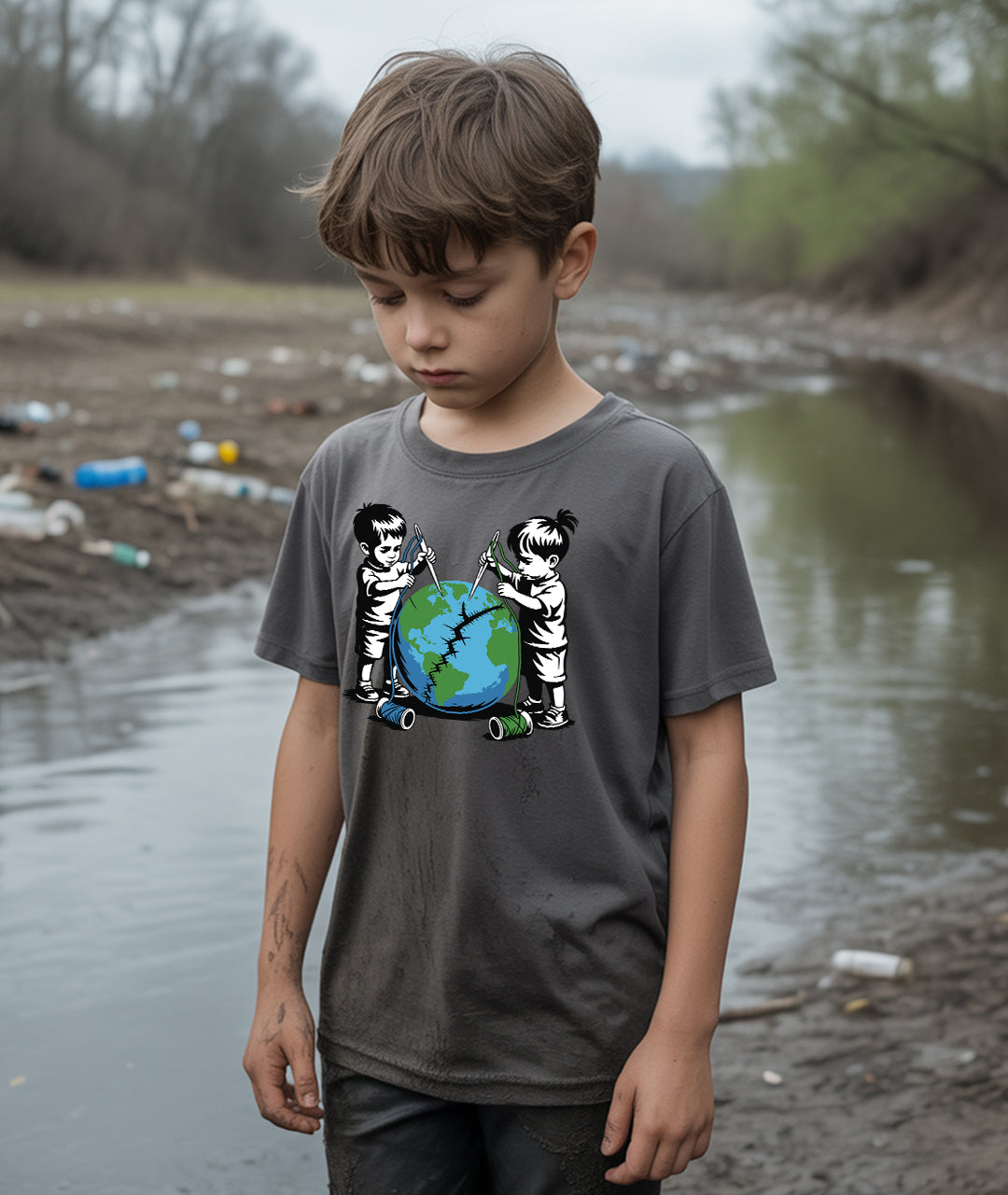 Stitching the Earth Back Together Youth T-Shirt