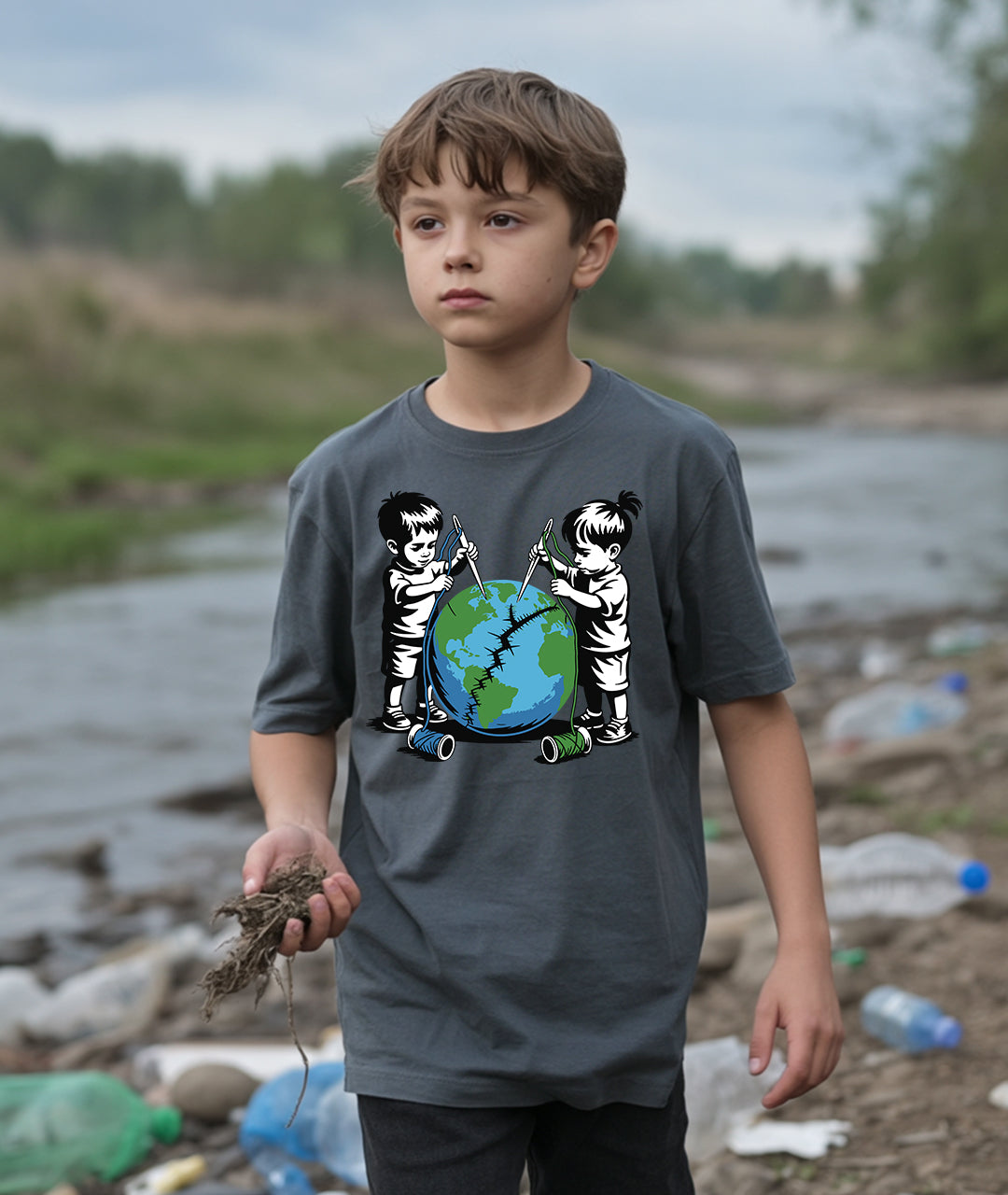 Stitching the Earth Back Together Youth T-Shirt