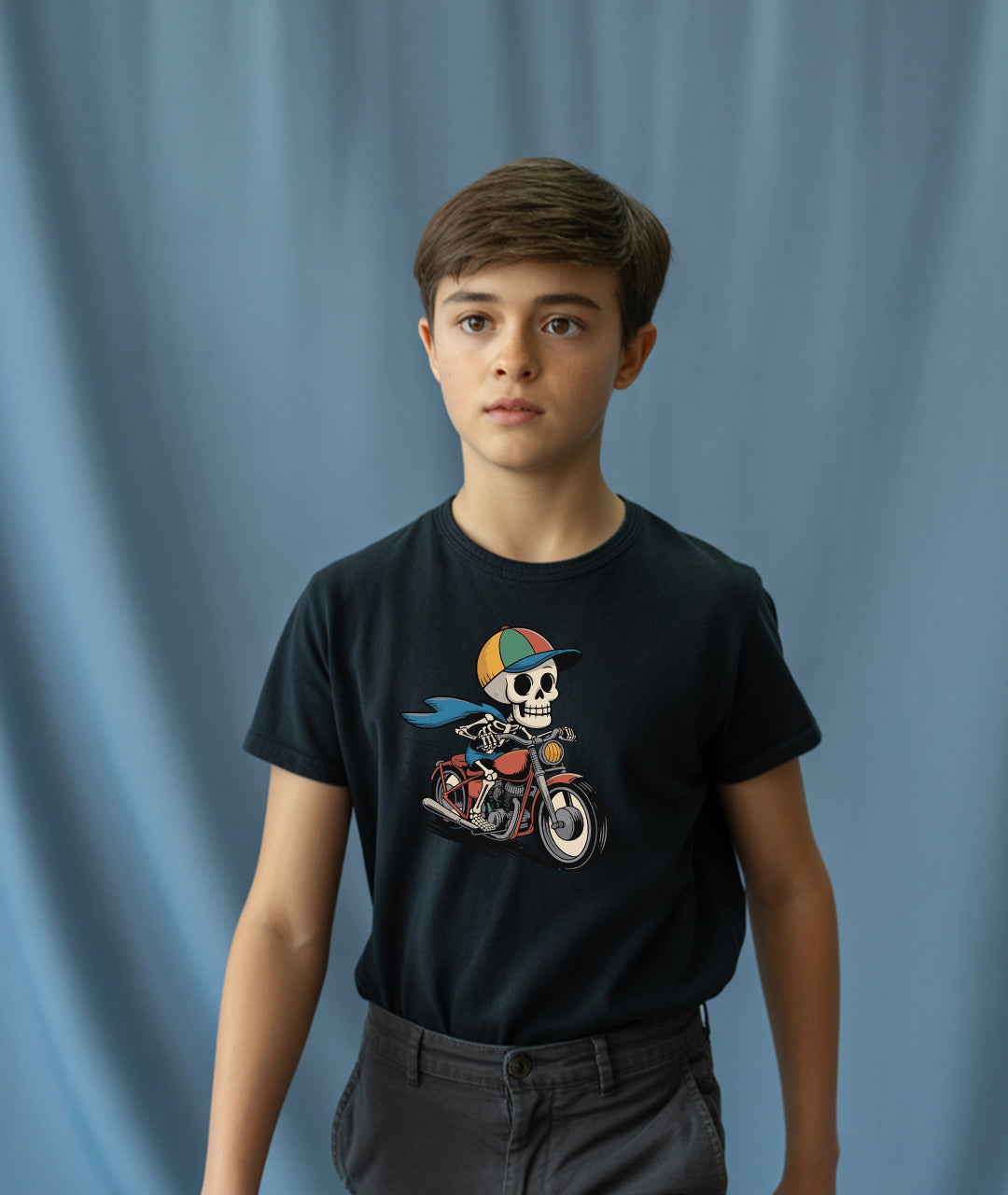 Biker Boney Youth T-Shirt