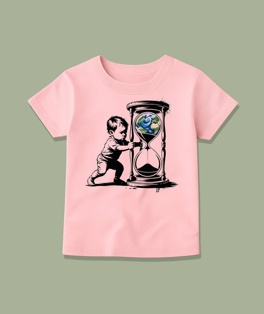 Earth Hourglass – Climate Art Toddler Tee