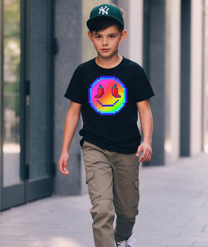 Pixel Jalapeno Grin Youth T-Shirt