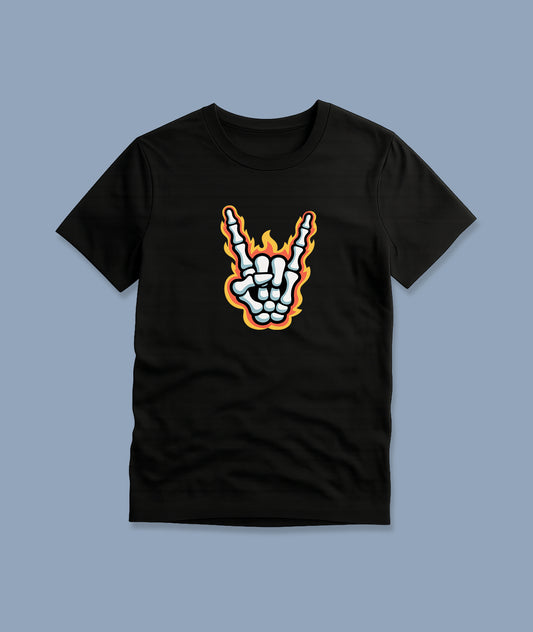 Rock & Roll Bone Hand  Youth T-Shirt