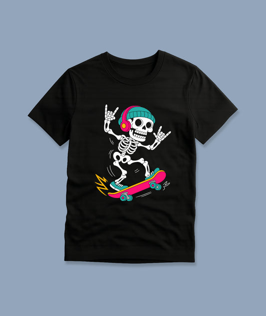Ribz The Skelly - Bone Edition Skateboard Youth T-Shirt