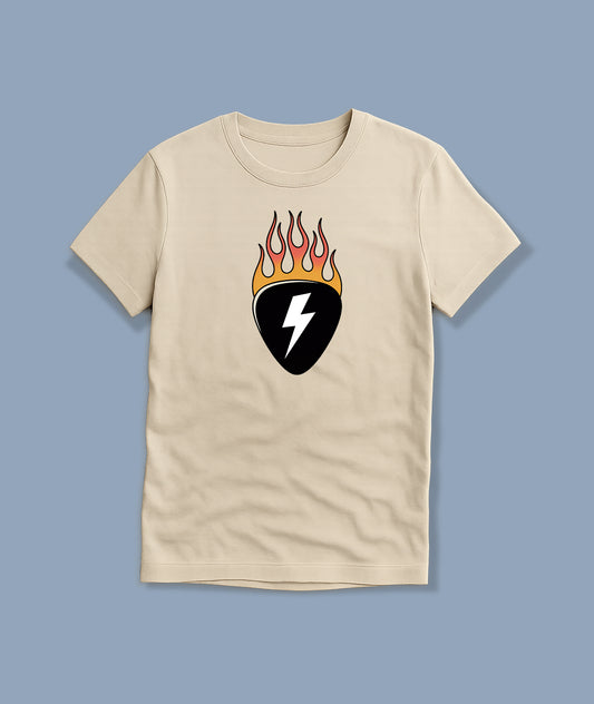 Flaming Pick Youth T-Shirt