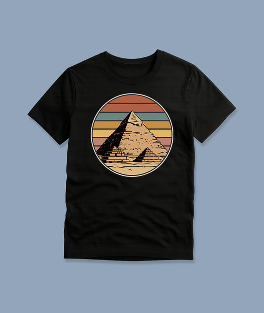 Retro Pyramid Art – Vintage Youth T-Shirt
