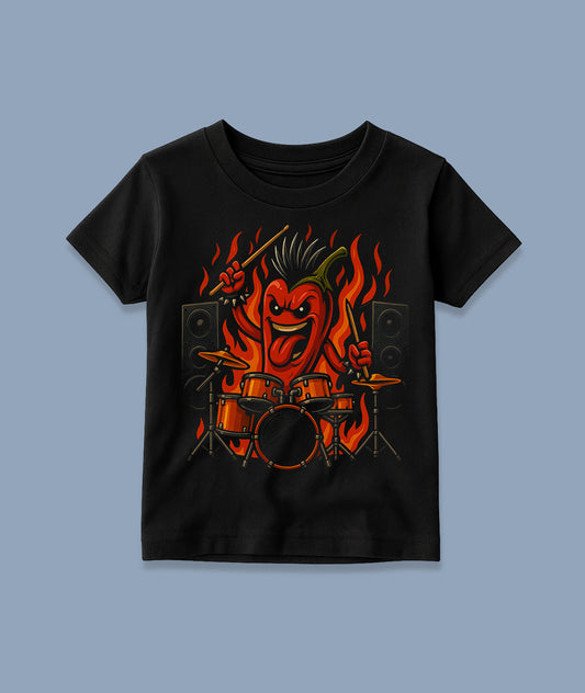 Jalapeno Drummer Toddler Tee