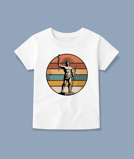 Colossus of Rhodes Retro Art – Greek Toddler Tee