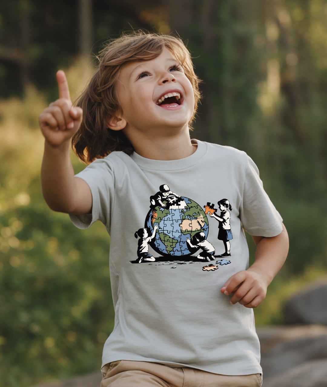 Global Harmony Puzzle Toddler Tee