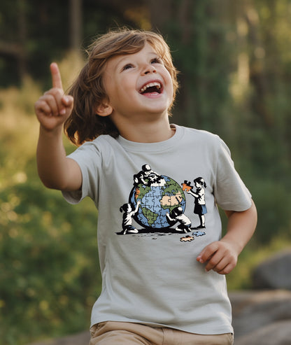 Global Harmony Puzzle Toddler Tee