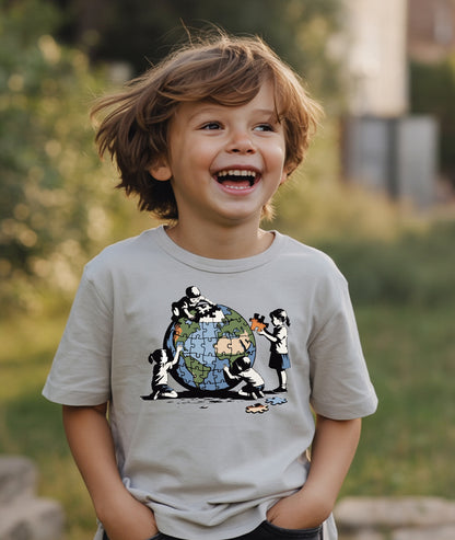 Global Harmony Puzzle Toddler Tee