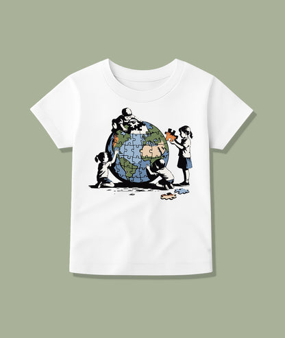 Global Harmony Puzzle Toddler Tee