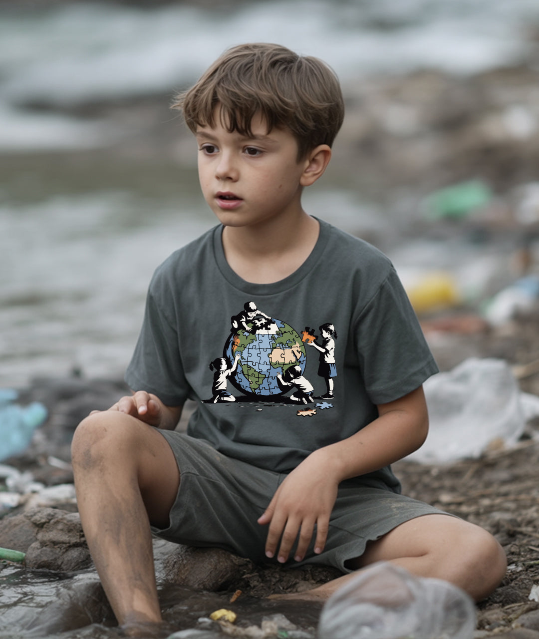 Global Harmony Puzzle Youth T-Shirt