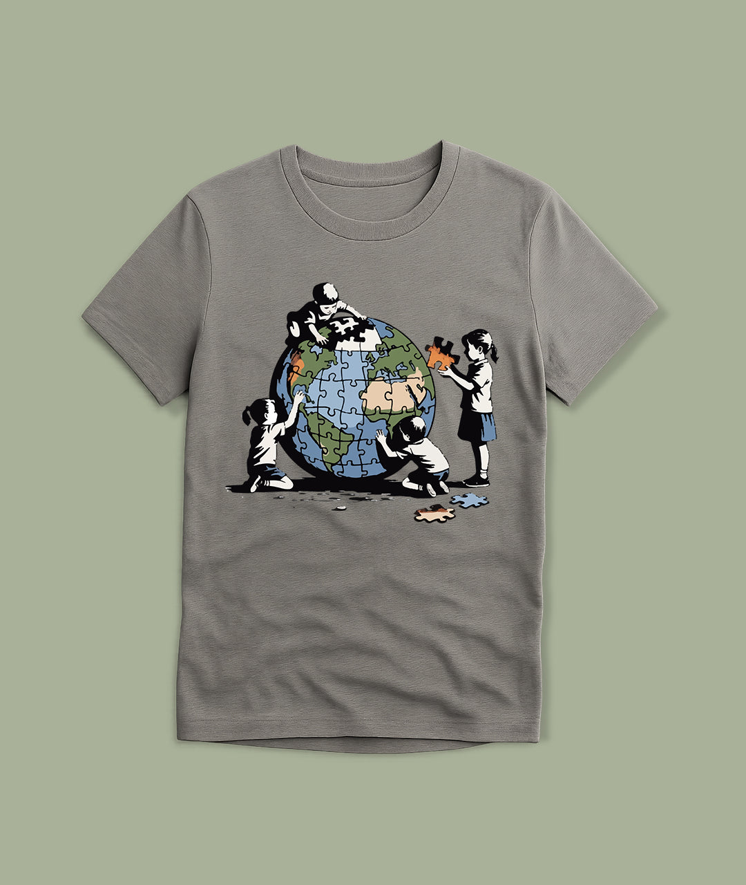 Global Harmony Puzzle Youth T-Shirt