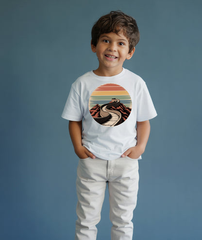 Great Wall Retro Art – Youth T-Shirt