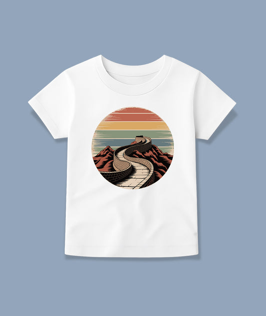 Great Wall Retro Art – China Toddler Tee