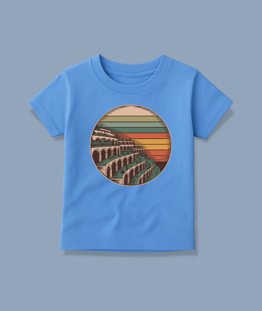 Hanging Gardens Retro Art – Babylon Toddler Tee