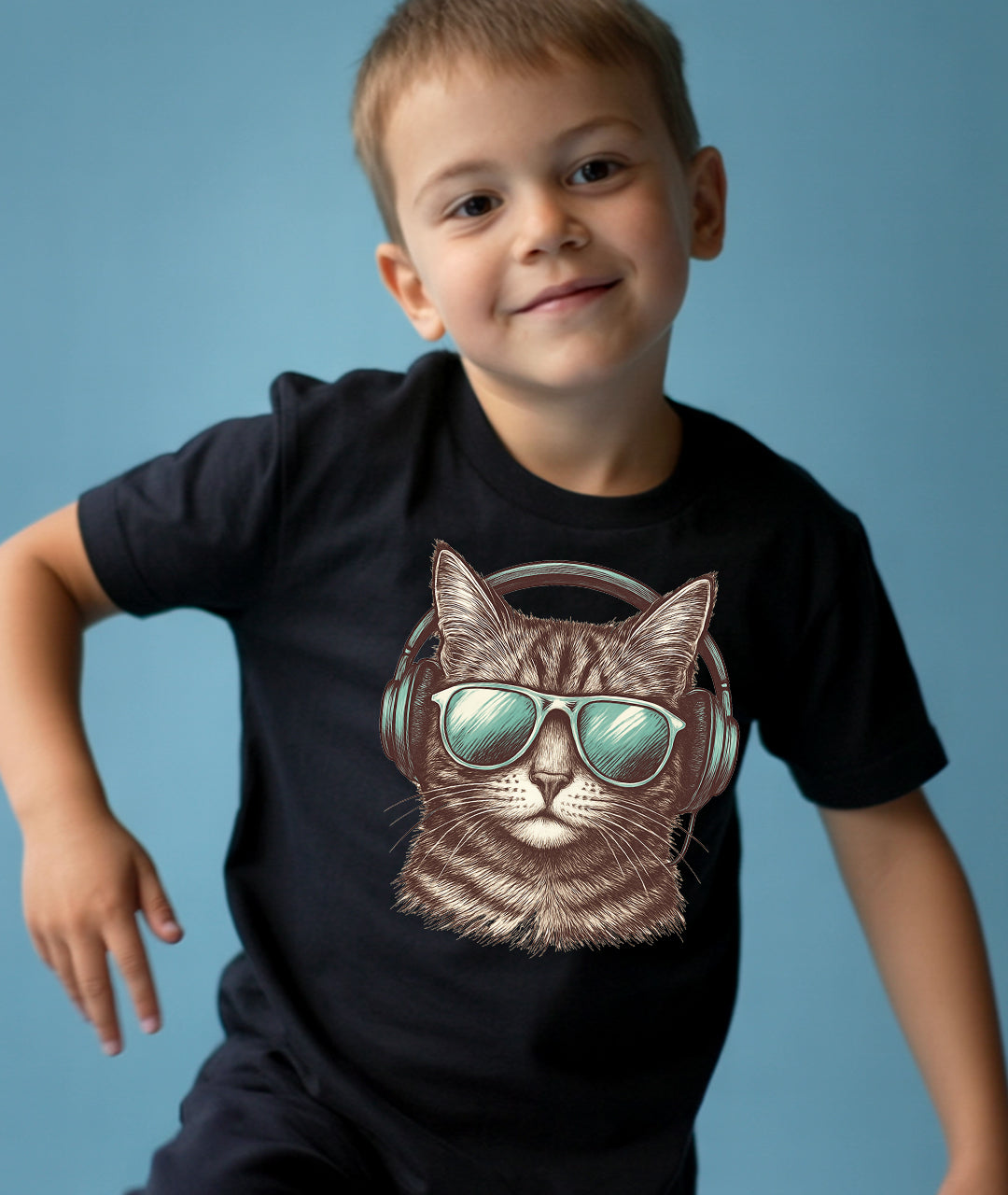Too Cool To Purr Toddler Tee
