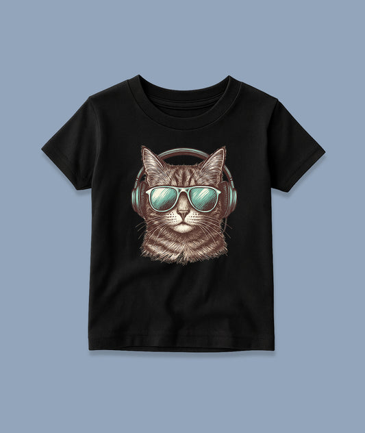 Too Cool To Purr Toddler Tee