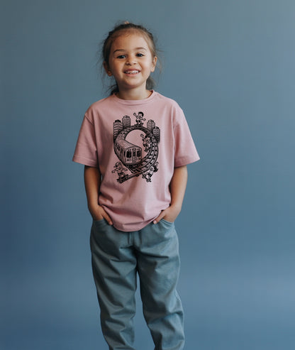 Train City Toddler Tee