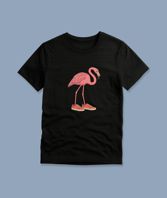 Flamingo in Kicks Youth T-Shirt