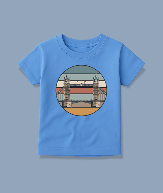 Tower Bridge Retro Art – London Toddler Tee